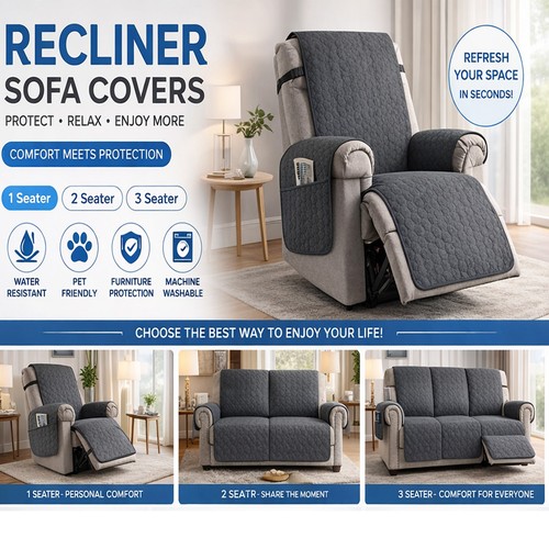 Recliner chair couch cover - chair,