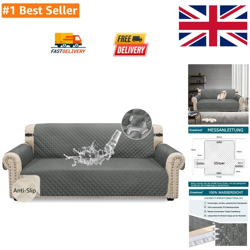 Grey seater sofa - grey,