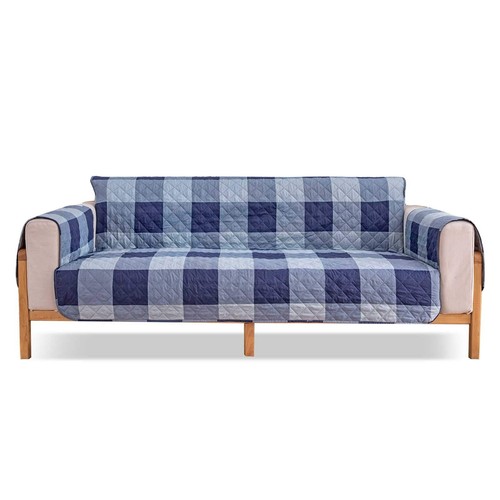 Seater quilted sofa - seater, cover